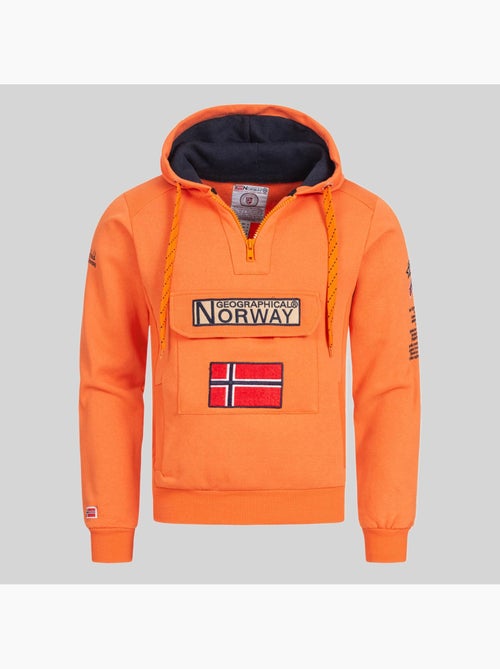 Sweater met capuchon gymclass fluo – geographical norway - Kiabi Sweater met capuchon gymclass fluo – geographical norway - Kiabi