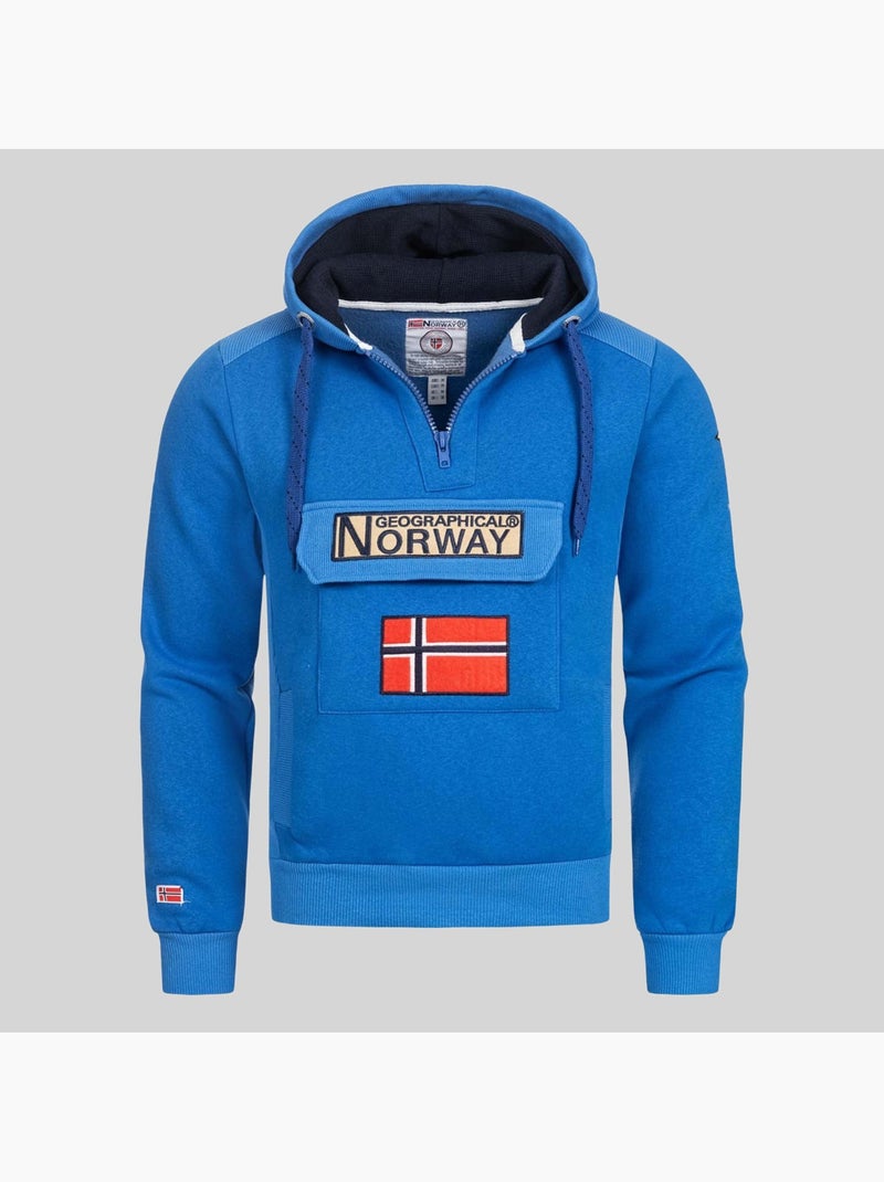 Sweater met capuchon gymclass – geographical norway Bordeaux - Kiabi
