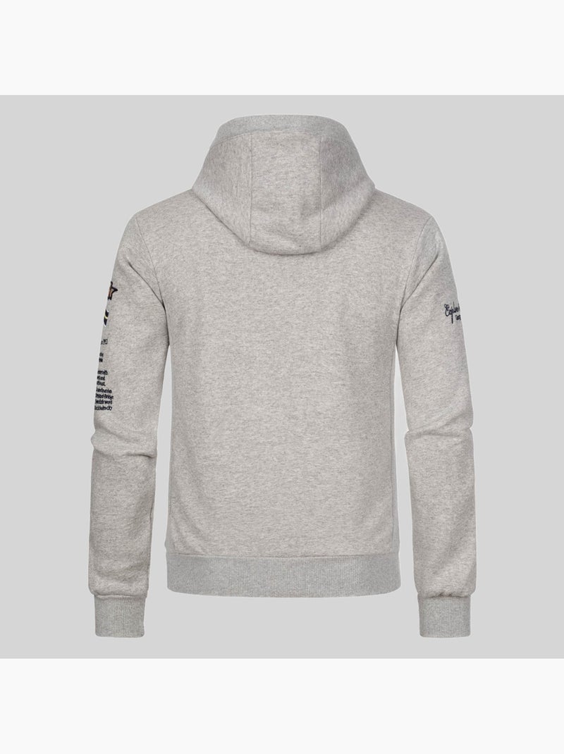 Sweater met capuchon gymclass – geographical norway Koningsblauw - Kiabi