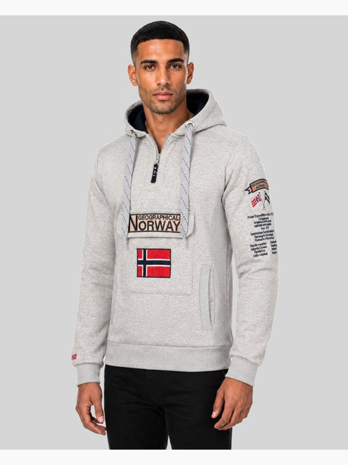 Sweater met capuchon gymclass – geographical norway - Kiabi Sweater met capuchon gymclass – geographical norway - Kiabi