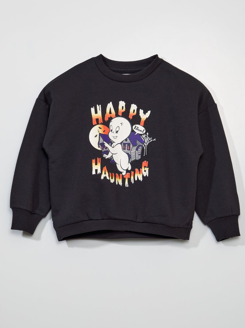 Sweater met 'Casper'-print - Halloween ZWART - Kiabi