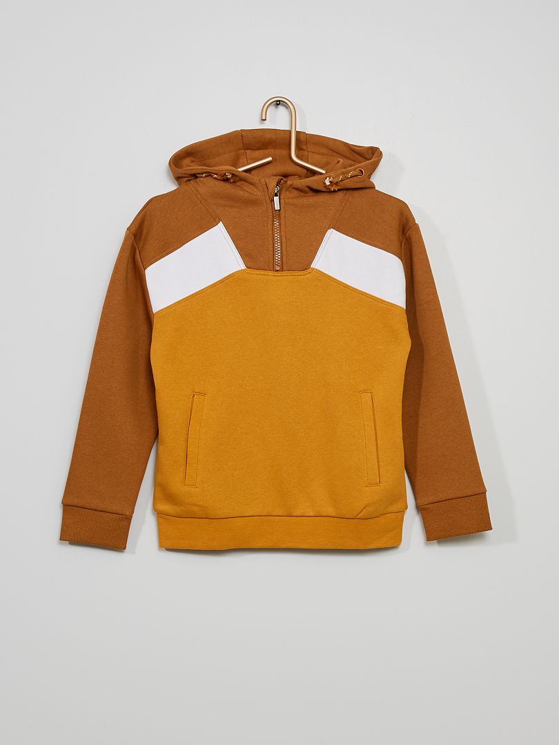 Sweater met colorblock-patroon Beige - Kiabi