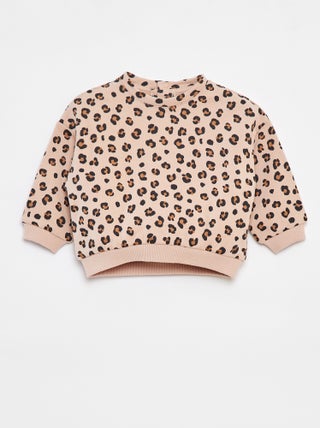Sweater met fantasieprint
