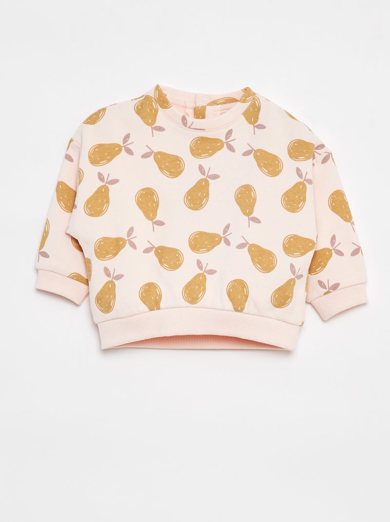 Sweater met fantasieprint Rose - Kiabi