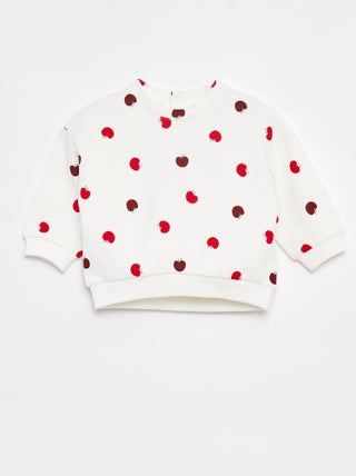 Sweater met fantasieprint
