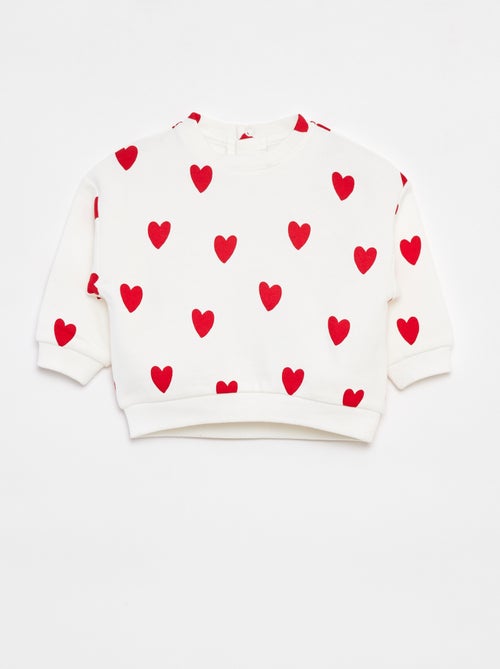 Sweater met fantasieprint - Kiabi