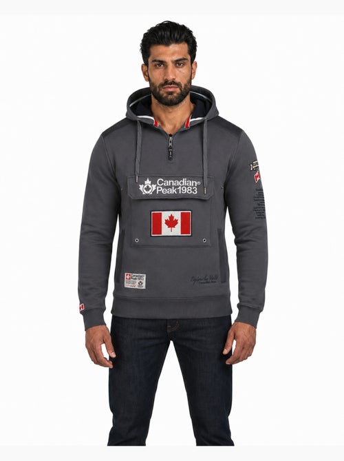 Sweater met gevoerde capuchon galapagos – canadian peak - Kiabi Sweater met gevoerde capuchon galapagos – canadian peak - Kiabi