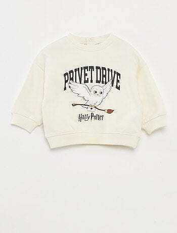 Sweater met 'Harry Potter'-print van katoen