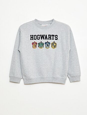 Sweater met 'Harry Potter'-print van zachte en warme fleece
