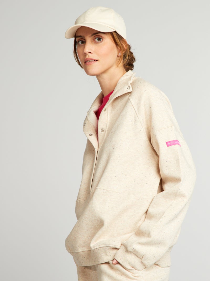 Sweater met hoogsluitende hals ROSE - Kiabi