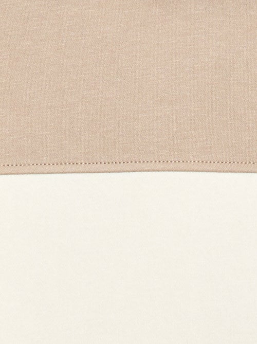 Sweater met kangoeroezak en kap - Kiabi