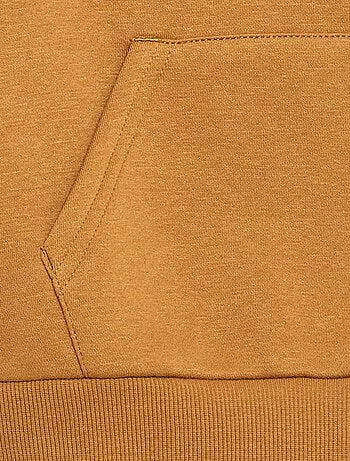 Sweater met kangoeroezak en kap