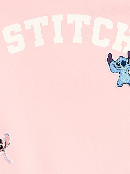 Sweater met kap en 'Stitch' print - Kiabi