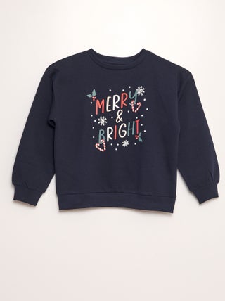 Sweater met kerstprint