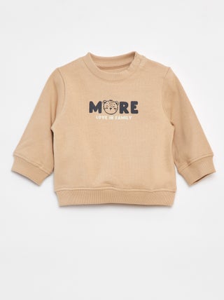 Sweater met lange mouw en print