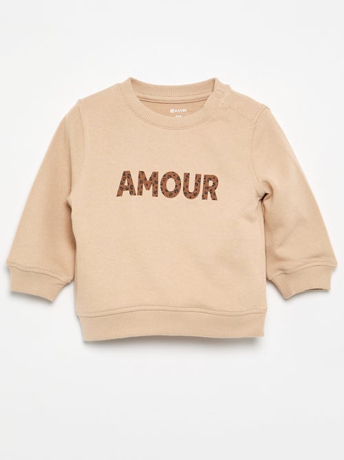 Sweater met lange mouw en print - Kiabi Sweater met lange mouw en print - Kiabi
