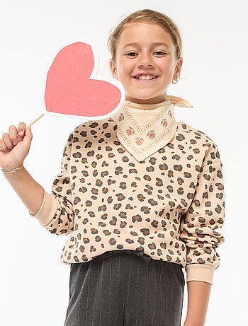 Sweater met lange mouw en print