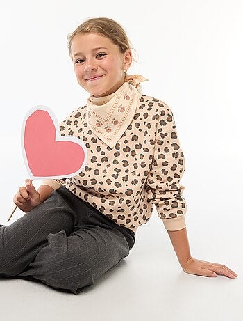 Sweater met lange mouw en print