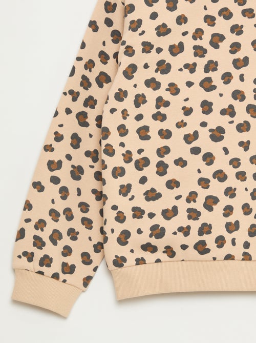 Sweater met lange mouw en print - Kiabi