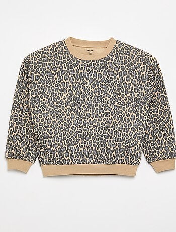 Sweater met lange mouw en print