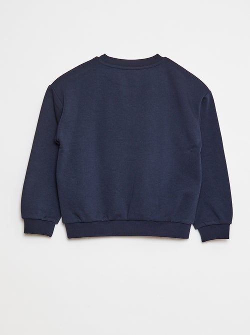 Sweater met lange mouw en print - Kiabi