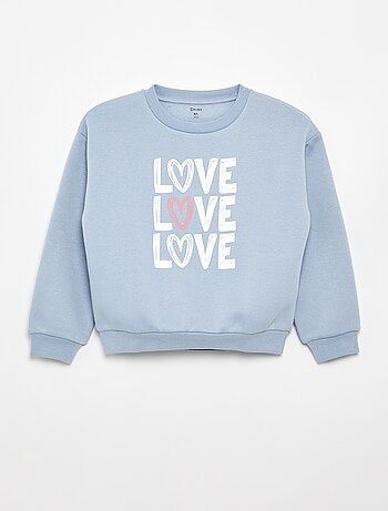 Sweater met lange mouw en print