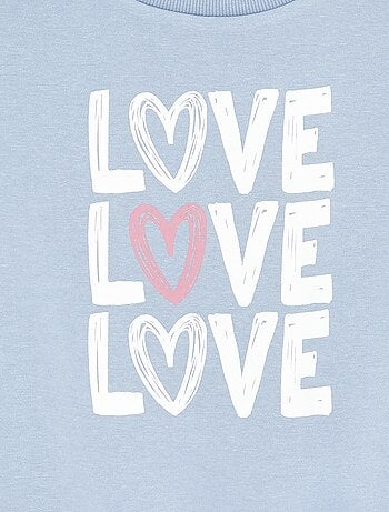 Sweater met lange mouw en print