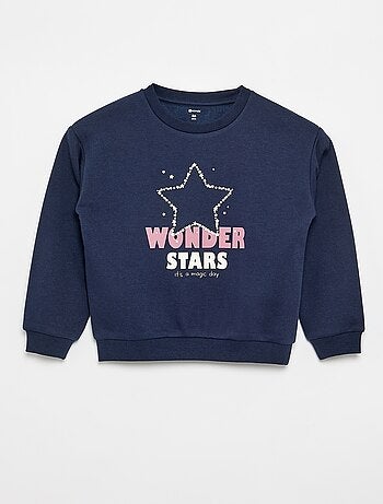 Sweater met lange mouw en print