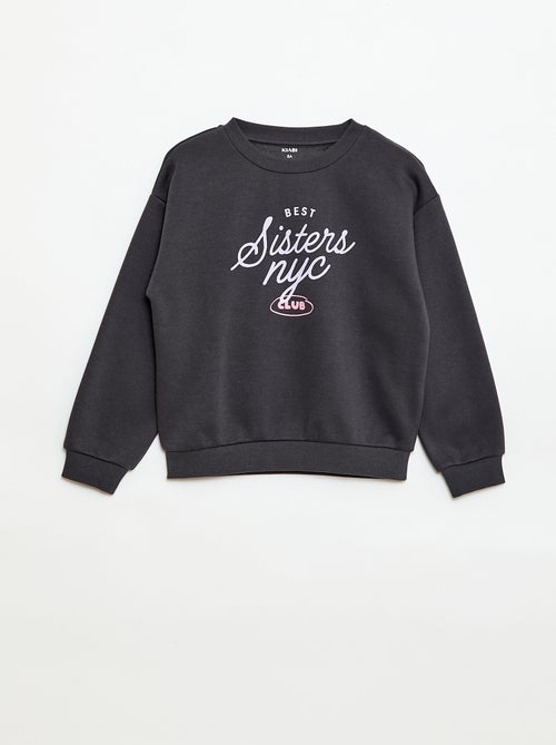 Sweater met lange mouw en print - Kiabi Sweater met lange mouw en print - Kiabi