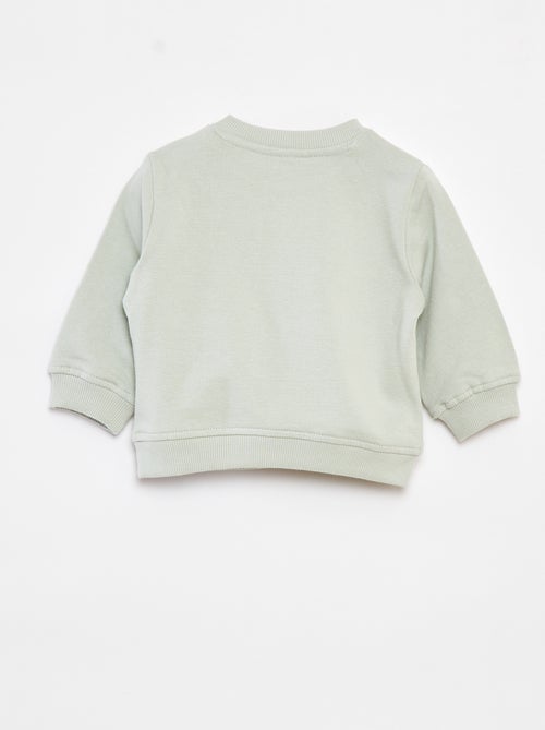 Sweater met lange mouw en print - Kiabi