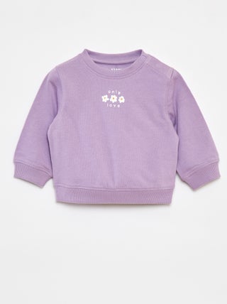 Sweater met lange mouw en print