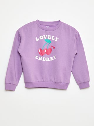 Sweater met lange mouw en print