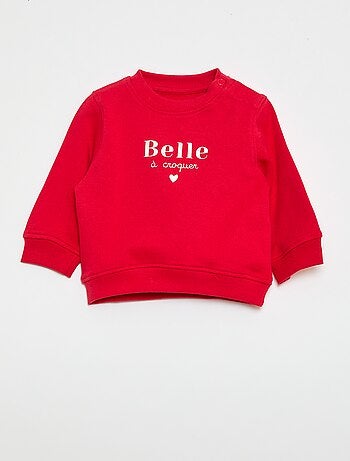Sweater met lange mouw en print