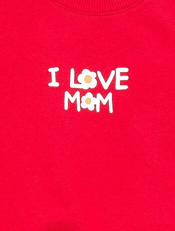 Sweater met lange mouw en print