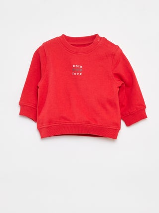 Sweater met lange mouw en print