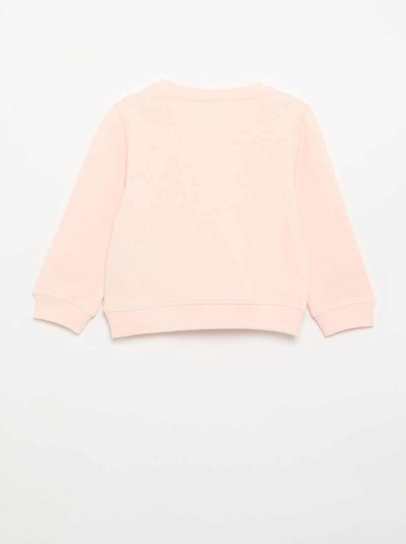 Sweater met lange mouw en print Rose - Kiabi