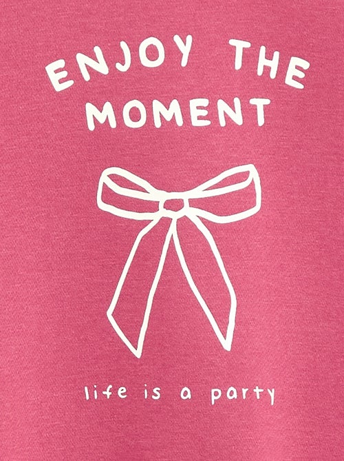 Sweater met lange mouw en print - Kiabi