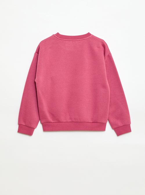 Sweater met lange mouw en print - Kiabi