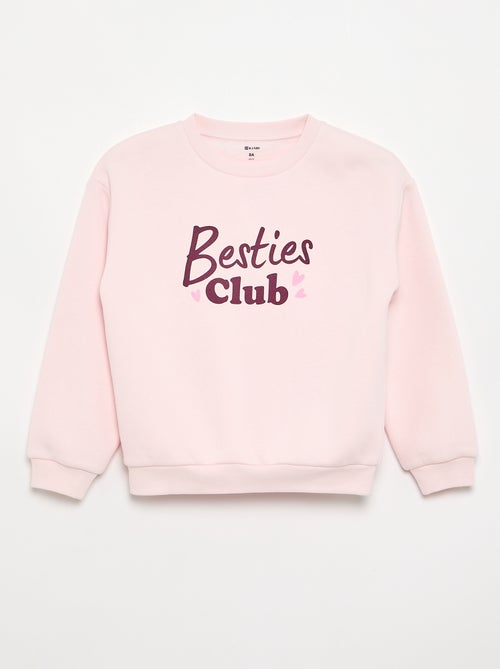 Sweater met lange mouw en print - Kiabi