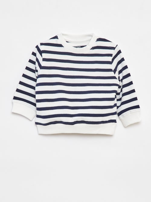 Sweater met lange mouw en print - Kiabi