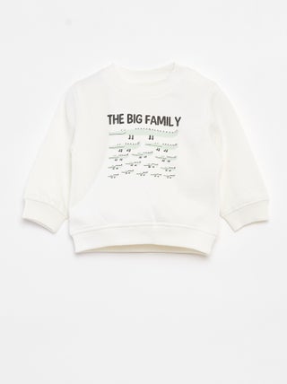 Sweater met lange mouw en print