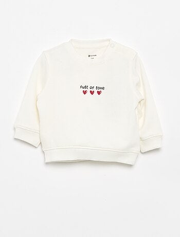 Sweater met lange mouw en print