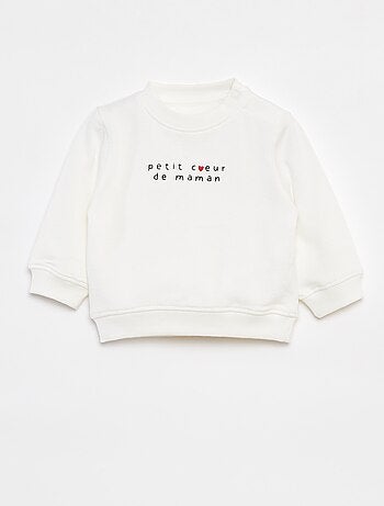 Sweater met lange mouw en print