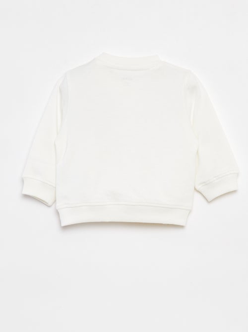 Sweater met lange mouw en print - Kiabi