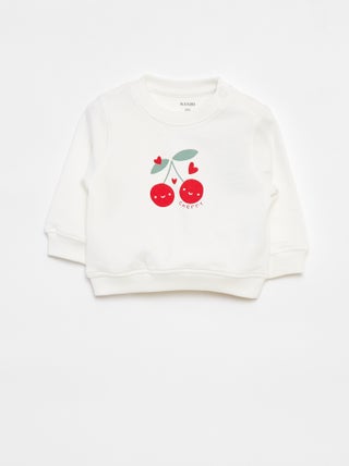 Sweater met lange mouw en print
