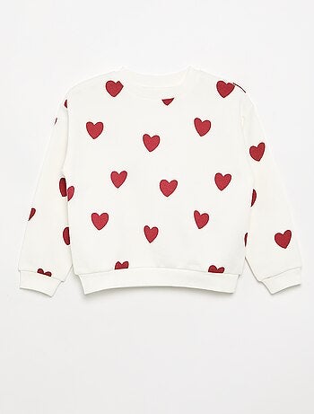 Sweater met lange mouw en print