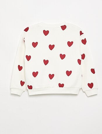Sweater met lange mouw en print