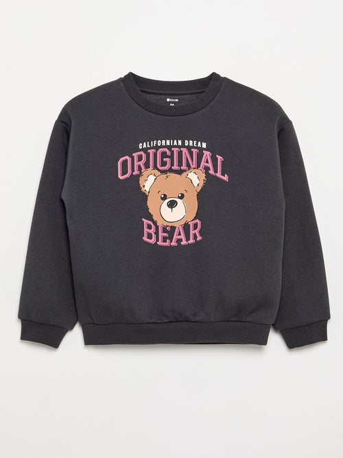 Sweater met lange mouw en print - Kiabi