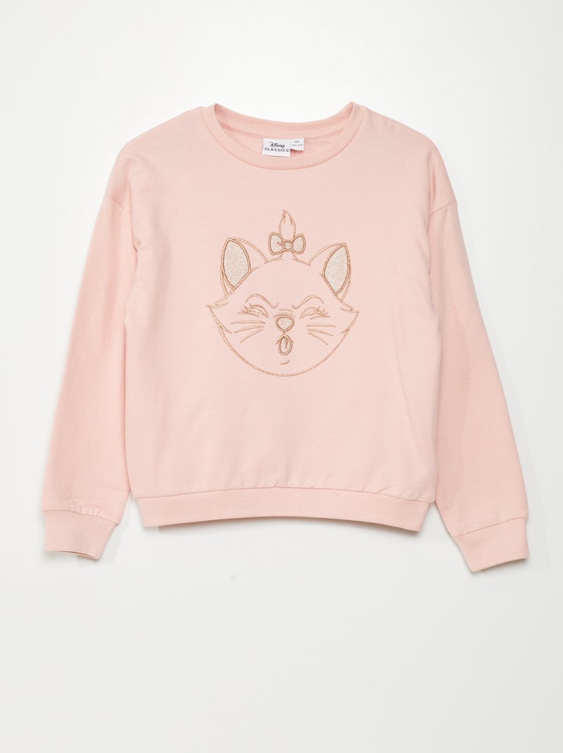 Sweater met Marie van De Aristokatten ROSE - Kiabi