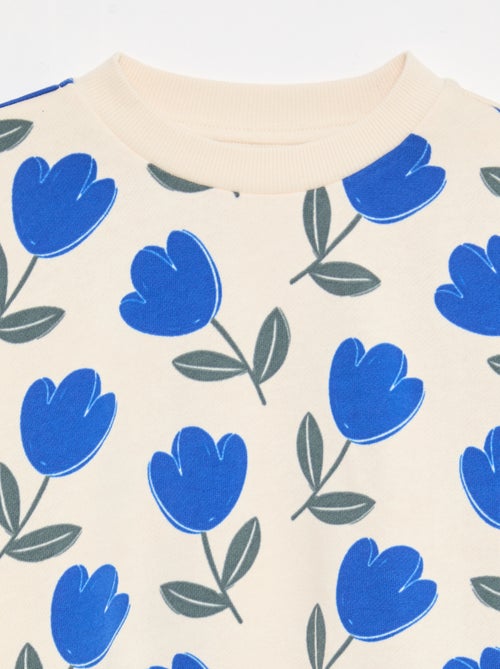 Sweater met motief en ronde hals - Kiabi